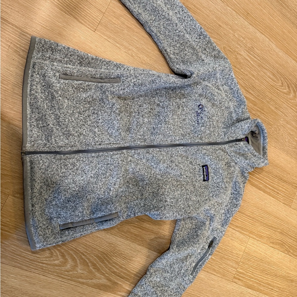 Patagonia Heathered Gray Zip-Up Jacket